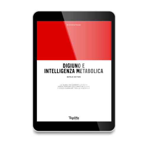 Copertina eBook Digiuno e Intelligenza Metabolica Natale Edition di Cristina Tomasi