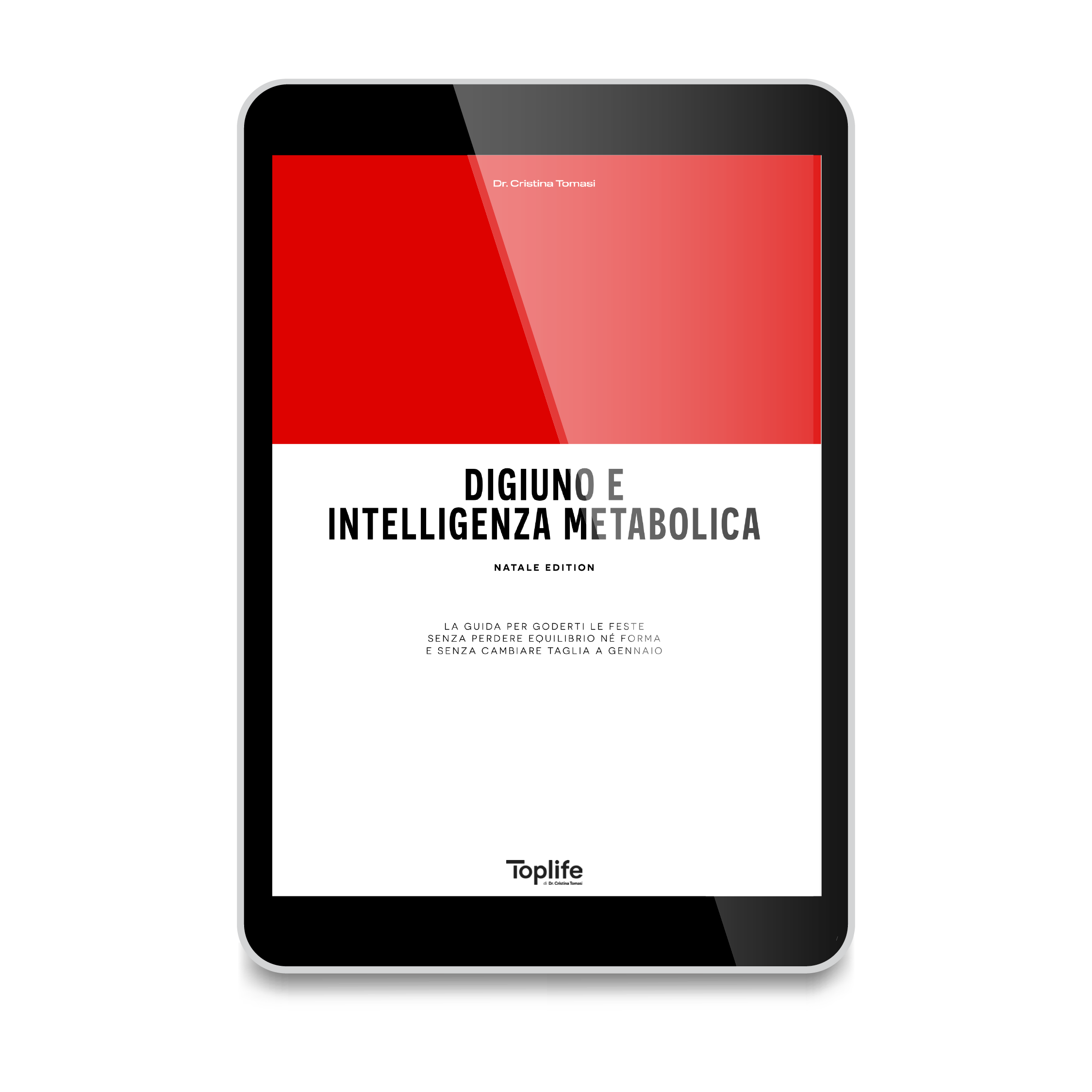 Copertina eBook Digiuno e Intelligenza Metabolica Natale Edition di Cristina Tomasi
